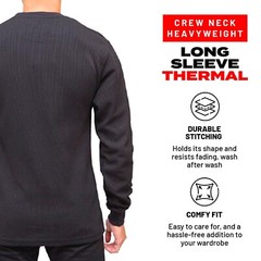 Access Men’s Heavyweight Long Sleeve Thermal Crew Neck Top