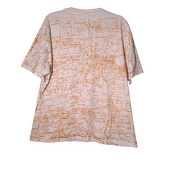 VINTAGE Kentucky The Great Outdoors Map USED Shirt (XL, Single Stitch, AOP)