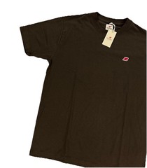 NEW New Balance Made In USA Core Short Sleeve T Shirt Brown Mens MT43543-RHE