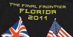 vtg Iron Maiden FC EDDIE GOLF FLORIDA 2011 t-shirt Final Frontier Dates FAN CLUB