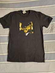 Final Fantasy 7 Video Game Square Enix Sephiroth Black T Shirt Yellow Size Small