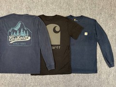 Carhartt Pocket Tee Bundle Lot of 12 Size Small (S) Workwear T Shirts USA Mix