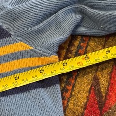 American Eagle Blue Stripe Ribbed Long Sleeve Thermal Shirt
