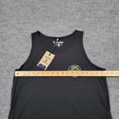 Chubbies Shirt Mens Small Black Neon Dream Tank Top Tropical Beach Graphic Tee