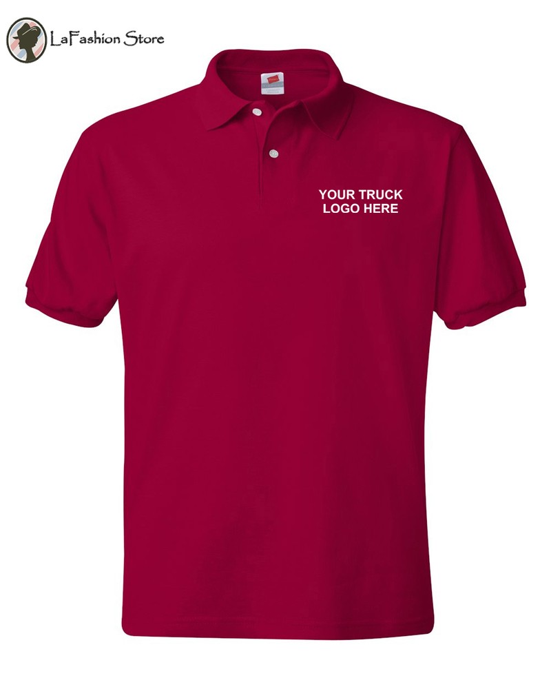 Truck Drivers Any Trucks One Color Logo Polo Shirts S-5XL Hanes/Gildan S-5XL