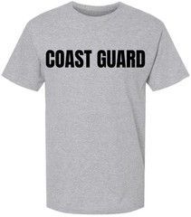 Coast Guard T-Shirt US Physical Training PT Team Double Sided Printed Tee Shirt