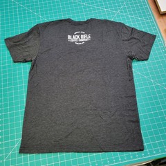 Men’s Graphic T-Shirt – Black Rifle Coffee Company Bomber Pin-Up Shirt Large