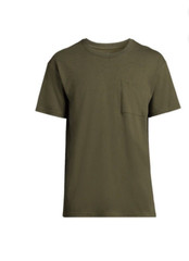 Athletic Works Mens Smoky Olive Driworks Tri-Blend Pocket T-Shirt 3XL (54-56)NEW
