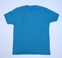 Next Level Apparel Blank Plain Turquoise Blue Short Sleeve T-Shirts Large 18 Pc