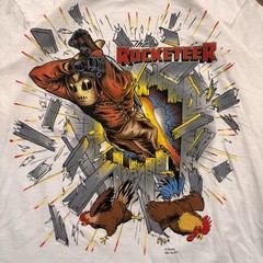 VTG the Rocketeer Breakthrough mens XL Graphitti 80s Comic DISNEY Rare