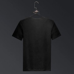New Fashion Rhinestones Bear Short Sleeve Luxury Men Black White T-Shirt