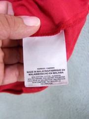Nike Shirt Adult Large Red Swoosh Logo Athletic Outdoor Sports Dri Fit Mens