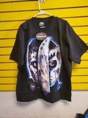 Evil Vice x Halloween Jason X T-Shirt Black Short Sleeve Size XL NWT
