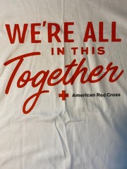 American Red Cross We’re All in This Together XL T-Shirt – Blood Donor Shirt