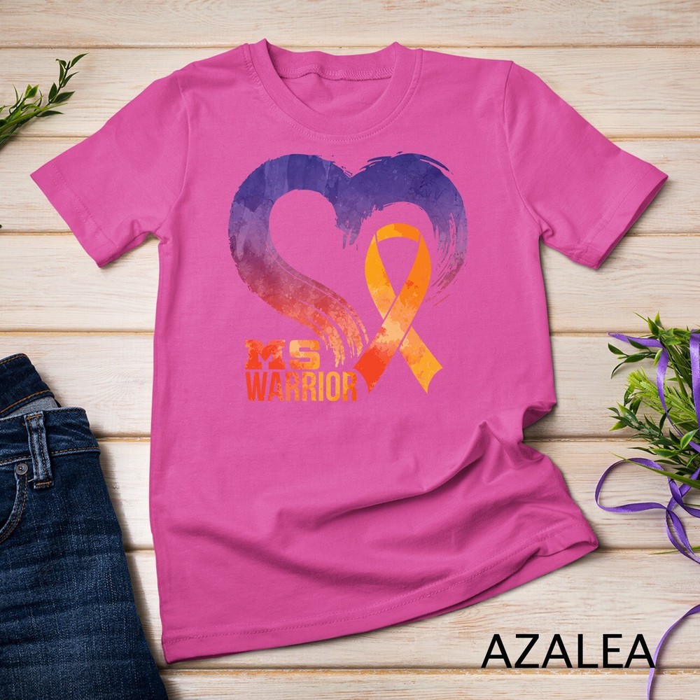 MS Warrior Heart Multiple Sclerosis Awareness Month Unisex T-shirt