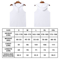 Men Sexy Transparent Hooded Sports Tank Tops Sleeveless T-shirt Fitness Vest Top