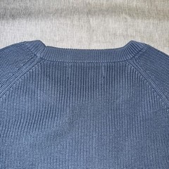 Cotton Knitted Textured Crew Neck Sweater-L-Tailored Athlete