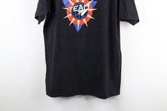 Vintage 90s Mens XL Faded Spell Out Asymmetric Web 3D Video Producer T-Shirt