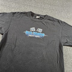 Blue Thunder Ford Monster Truck Shirt Mens XL Black Double-Sided Graphic Tee