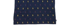 Polo Ralph Lauren Men’s Navy All Over Pony Logo Graphic Crew-Neck Sleep T-Shirt