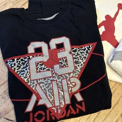 Lot: 5 Jordan Brand Graphic T-Shirts Size Large L Black White Red Jumpman Flight