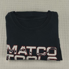 Matco Tools Men Black Graphic T-Shirt Short Sleeve Tool Truck Crew Neck 2XL