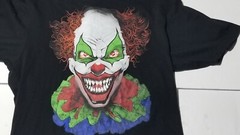 Halloween Killer Clown Men’s T Shirt M Preowned As Is See Description