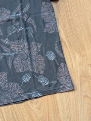 AllSaints Floral T-Shirt – Black – 100% Cotton – Size M – Made in Portugal