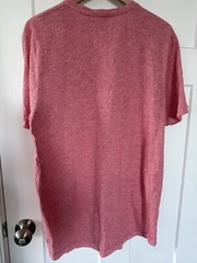 Hedge XL Red T Shirt Never Lose 2010 Heathered Comfy Tee Cotton Poly Blend