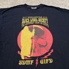 Black Label Society Greatest Show On Earth 2017-2018 Tour T-Shirt Size 2XL