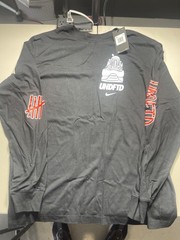 Nike x Undefeated UNDFTD Air Max 90 Long Sleeve T Shirt XXL Black NWT DC8397-010
