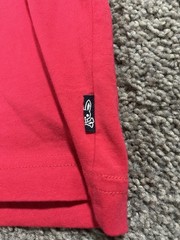 Psycho Bunny Men’s Pink Pima Cotton Graphic Logo Crew Neck T-Shirt Size 7