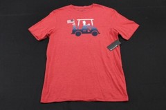 NWT Travis Mathew Men’s Plege to Beer Golf Cart Uncle Sam Shirt sz Small