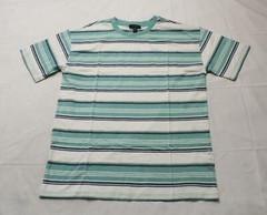 New Look Men’s Oversized Striped Crew Neck Shirt JL3 Blue/White Stripe Small