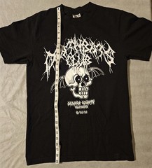 Men’s S black, Short Sleeve, Shaka Wear, Unreadable Font Graphic