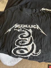 Lot of 5 Metallica T-Shirts Sizes Small, Medium, Large