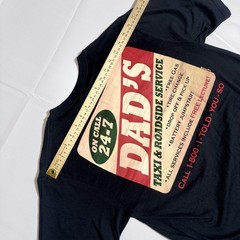 Crazy Shirts Graphic T, NWT, DAD’S, 100% Combed Cotton, Black, Female/Youth, S/M