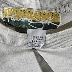 VTG 80s Panama Jack Shirt Mens Large *Fits As Small Grey Single Stitch USA