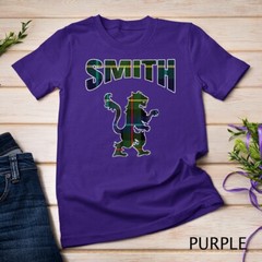 Smith Clan Kilt Tartan T-Shirt Lion Namesake Scottish gift Unisex T-shirt
