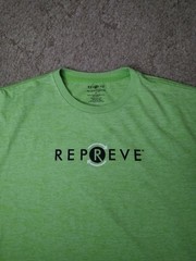 Men’s Repreve Lime Green Short Sleeve T-Shirt Size XL Made In USA