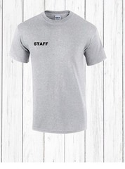 Staff T-Shirt Event Staff Uniform Employee Party Security Tee Shirt