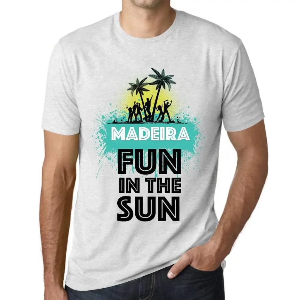 Men’s Graphic T-Shirt Fun In The Sun In Madeira Eco-Friendly Limited Edition