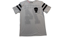 Marvel Mens Punisher 74 Frank Castle Double-Sided Print White Shirt NWT S, M
