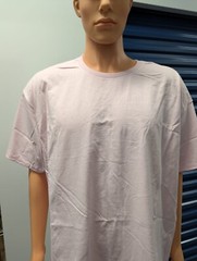 Hanes Authentic-T Men’s T-Shirt 2XL Light Pink 100% Cotton Casual Crew Neck