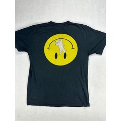 RIPNDIP Lord Nermal Smiley Face Pocket T-Shirt Black Mens Large Skate Tee