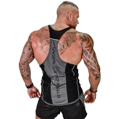 Men’s Gym Tank Top Muscle Shirt Sleeveless T Shirt Workout Fitness Training Tee