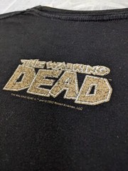 Walking Dead Hilltop Shirt Mens Medium Black Short Sleeve Graphic Tee 2013