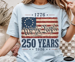 Comfort Colors USA Shirt America 250th Anniversary Gift 250 Years 4th of July