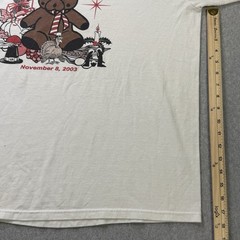 2003 North Jefferson Charity Run Teddy Bear Holiday Graphic Tee Y2K XL Alabama