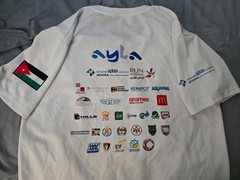 3x Large Jordan Marathon Shirts, Amman / Red Sea / Wadi Rum Used, Acceptable…
